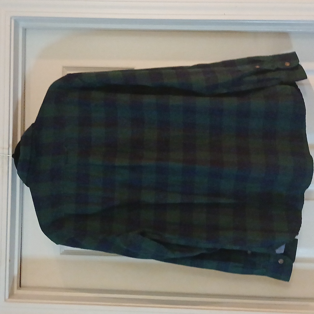 Hudson & Barrow Mountain Flannel Men's Longsleeve Shirt 100% Cotton Size: Large - Picture 3 of 4